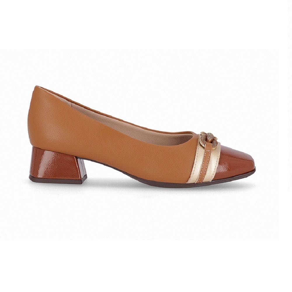 Sapato Scarpin Salto Médio Piccadilly 160099 Feminino - Mascavo