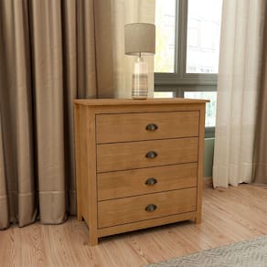 Cômoda 4 Gavetas Topázio 9101FN Freijó Finestra