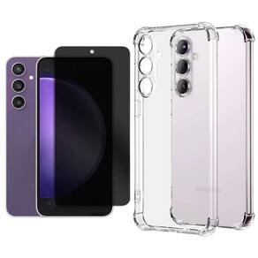 Capa Galaxy S25 + Película Privacidade 3D - Armyshield