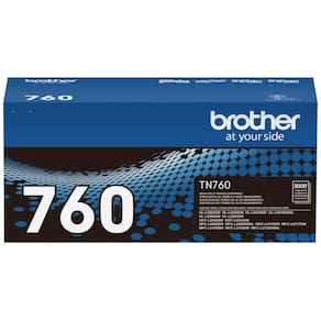 Cartucho de toner Brother TN760 de alto rendimento preto 3000 páginas