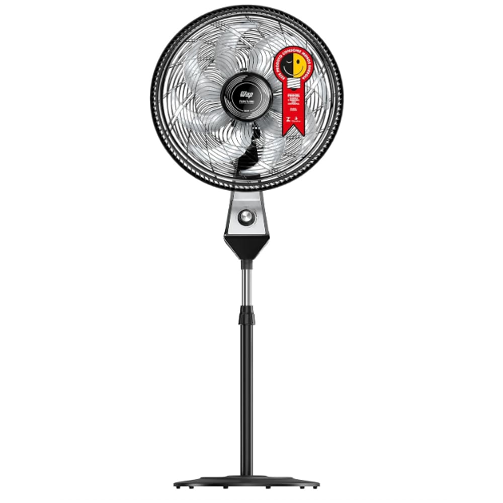 WAP Ventilador de Coluna 50cm FLOW TURBO, com Tecnologia Silenciosa e Econômica, 8 Pás e 3 Velocidades, 180W 127V