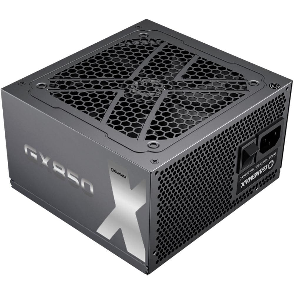 Fonte Gamemax 850W GX850 80 Plus Gold Modular PFC Ativo Com Cabo Preto - GX850MBKV1S7710BR