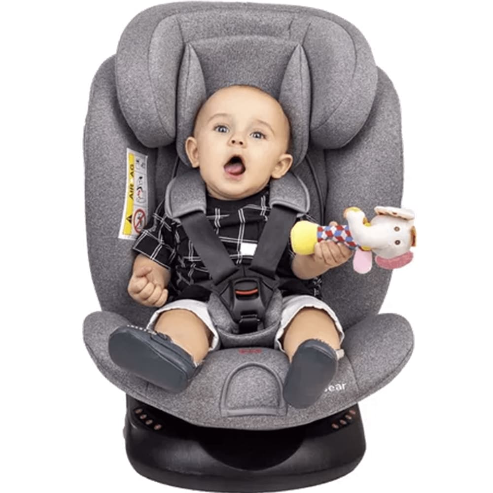 Cadeirinha de Carro Passear Baby L`Única ISOFIX 360 0-36kg Cinza