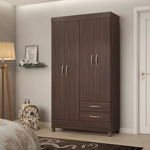 Guarda Roupa Valentina 4p Cafe Touch