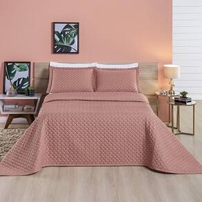 Cobre Leito 200 Fios King Ravena 03 Peças - Rose