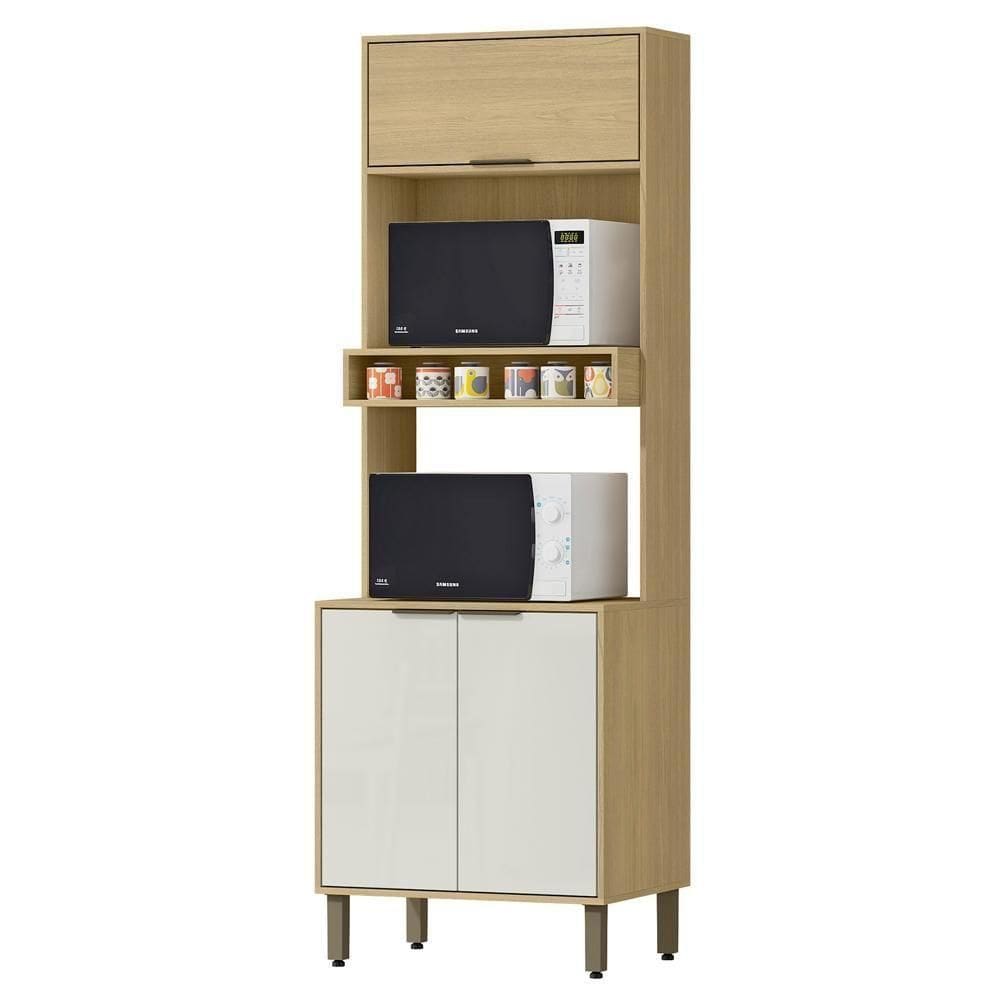 Torre Quente 3 Portas 70 Cm Glor Tgl01 Castanho Off White Mxm