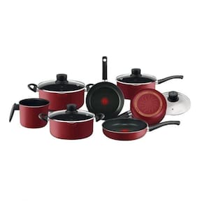 Conjunto Panelas 7 Peças Rochedo Smart Vermelho