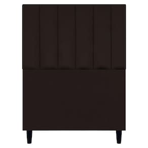 Cabeceira Para Cama De Solteiro 90 Cm Suede Marrom Suede