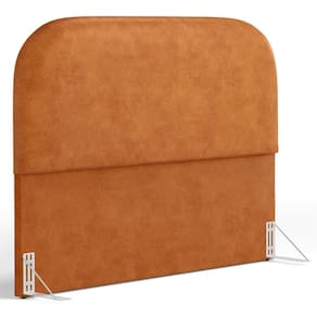 Cabeceira Cama Box Queen 160cm Orgânica Lanna W01 Couríssimo Canela - Lyam Decor