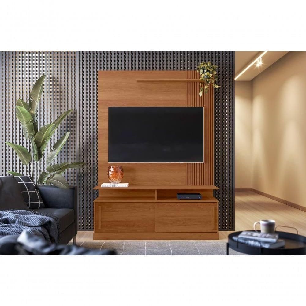 Home Chicago Painel Para Tvs Até 60`` 2 Portas Jequitiba Lukaliam