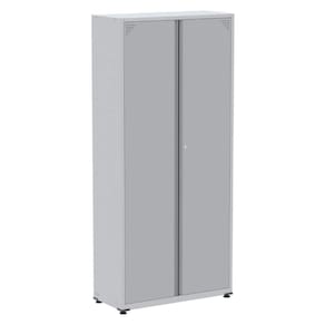 Armário Alto 2 Portas Pandin 90 Cm (largura) Inmetro Estrutura E Portas Aço Cinza C- Chave