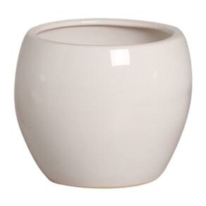 Vaso Cerâmica Esmaltado Linha Intense (12) Branco BURGUINA