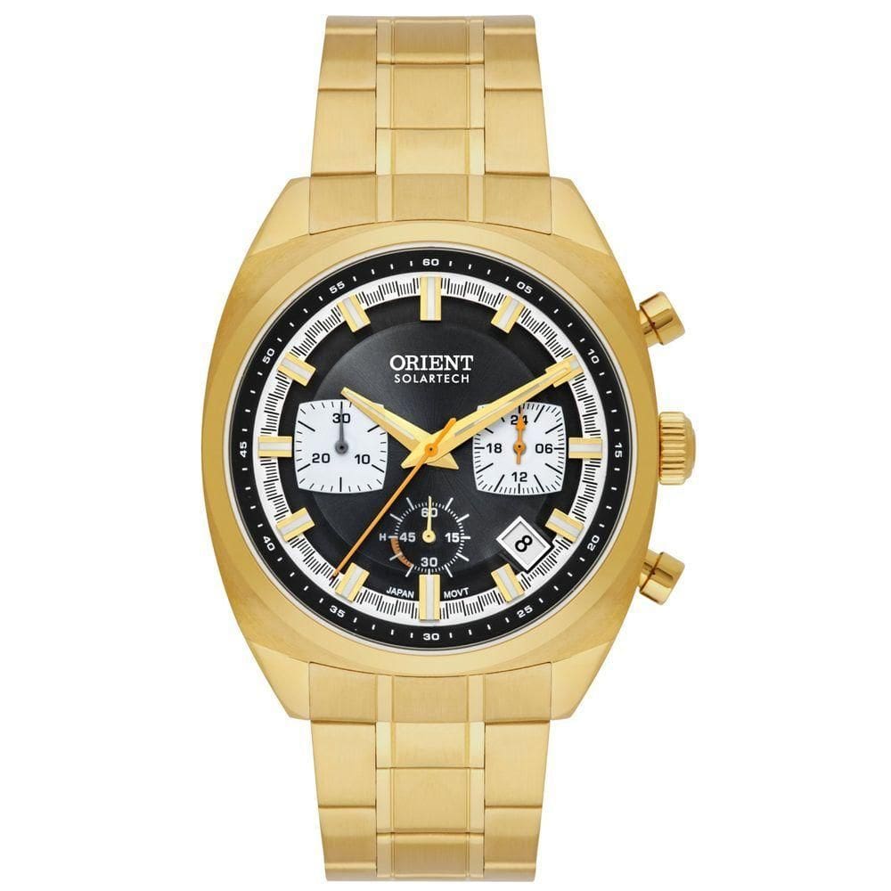 Relógio Orient Solartech Neo Vintage Cronógrafo Mgssc061 P1kx