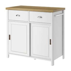Balcao Aparador Buffet 2 Portas 85 Cm Ba145 Branco Dtall