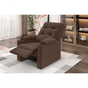 Poltrona Columbia Retrátil/reclinável Marrom - Xflex Sofás