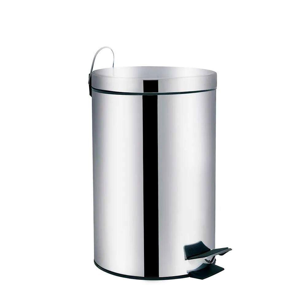 Lixeira 5 Litros ágata Com Pedal E Cesto Removível