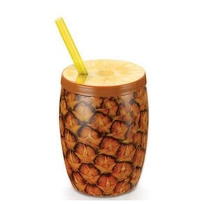 Kit 6 Copos Fruta Abacaxi - Injetemp