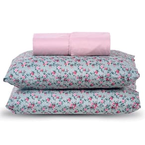 Jogo De Cama Lençol Casal Topchick 3 Peças Rosê 100% Poliéster