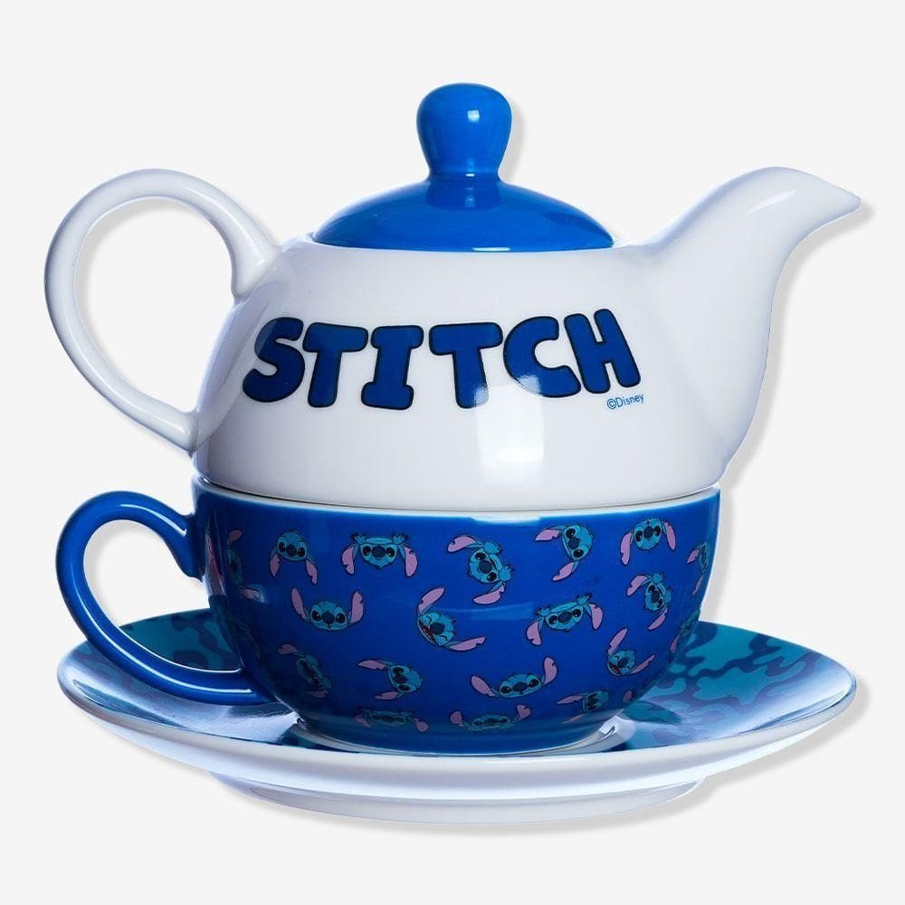 Bule 2 Em 1 Stitch Disney para Chá e Decoração