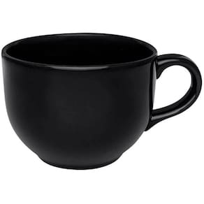 Dupla De Canecas Jumbo Great Glass Black 440 Ml Ms Tcj22304m