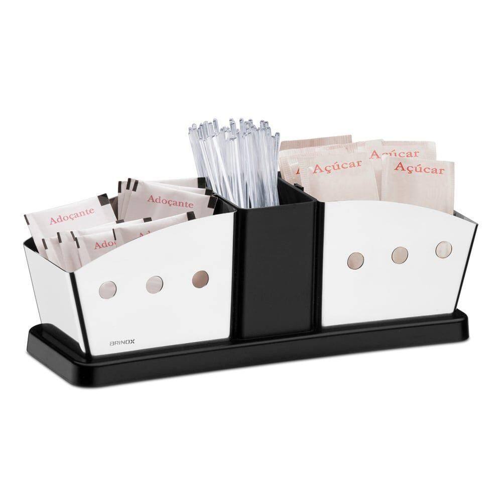 Suporte Para Saches Inox Parma 20,5x6,5x7cm Brinox 1577/100