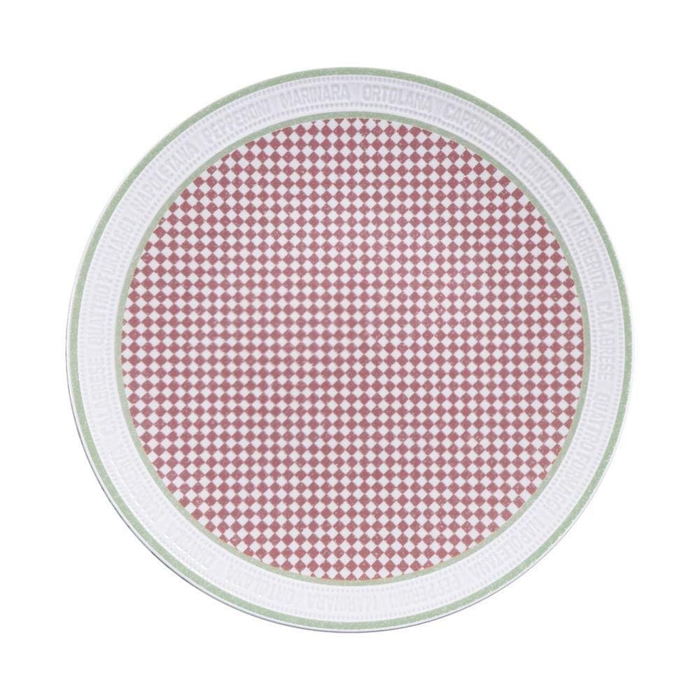 Prato Raso Tramontina Positano Em Porcelana Decorada 25 Cm