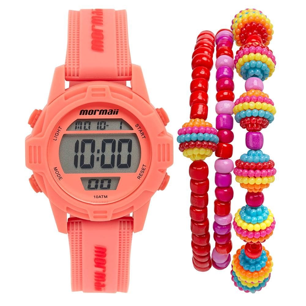 Kit Relógio Mormaii Infantil Nxt MO13800A/K8T + pulseira
