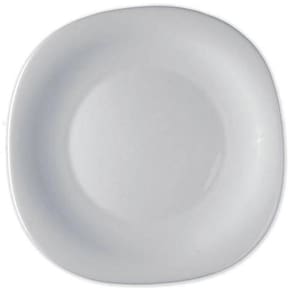 Jogo 4 Prato Sobremesa De Vidro Parma Bormioli Branco 20cm