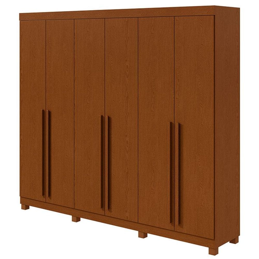 Guarda Roupa Casal Bertha 6 Portas Frassino com Pés - Lopas