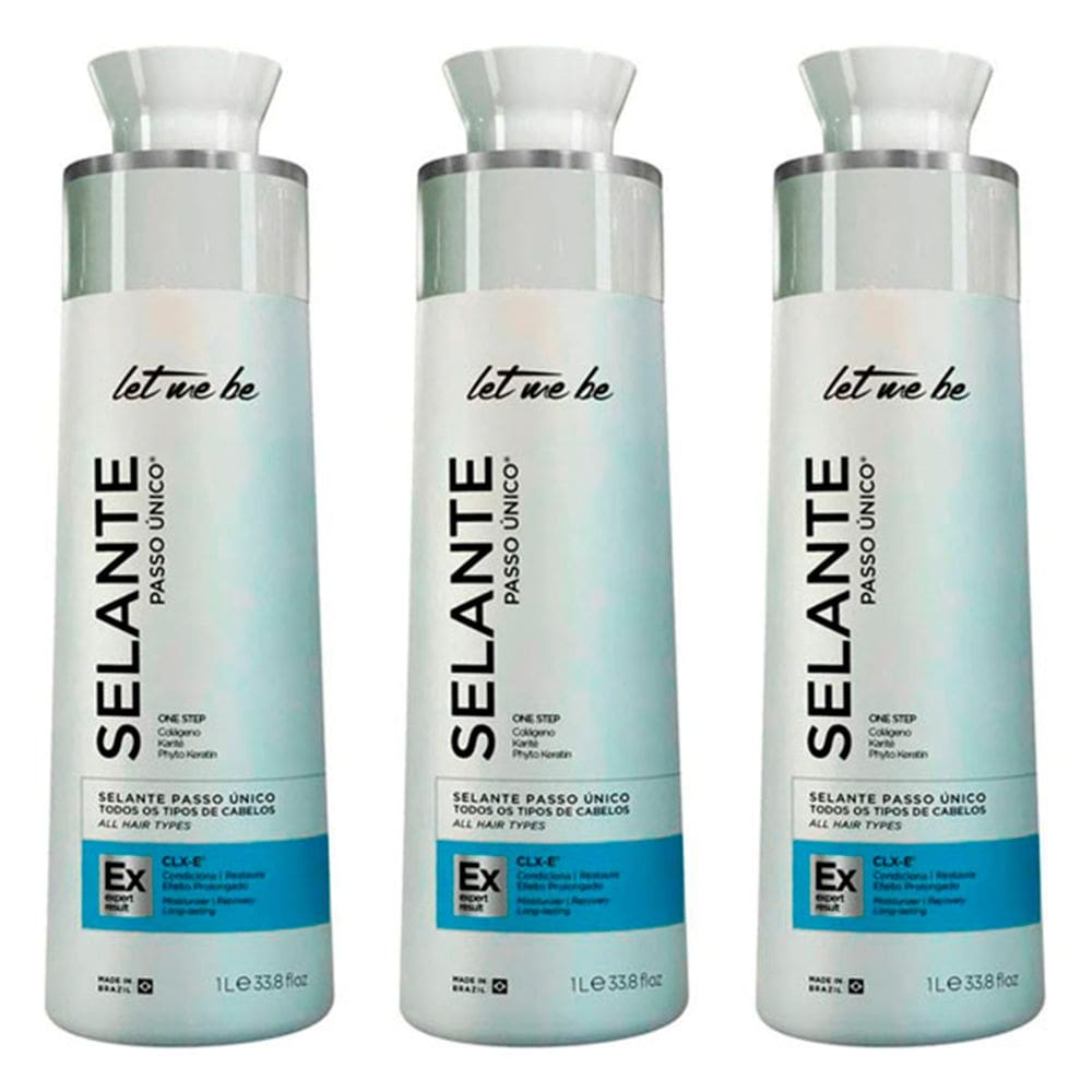 Kit 03 Selagem Selant Passo Unico Let Me Be 1L