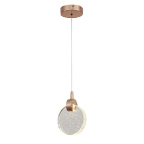Luminaria Lustre Pendente Lua Cristal Com Bolinhas Led Decoraçao Iluminaçao Casa Sala Estar Quarto Cozinha