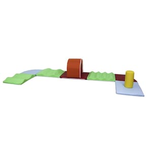 Circuito Bebê Grande 8 peças | 3m60 x 1m40 x 55cm com Rolo cilindro