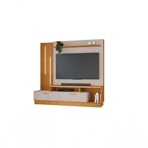 Estante Home Theater Para Tv Até 65 Polegadas Despertar - Jcm Movelaria Cinamomo-off White