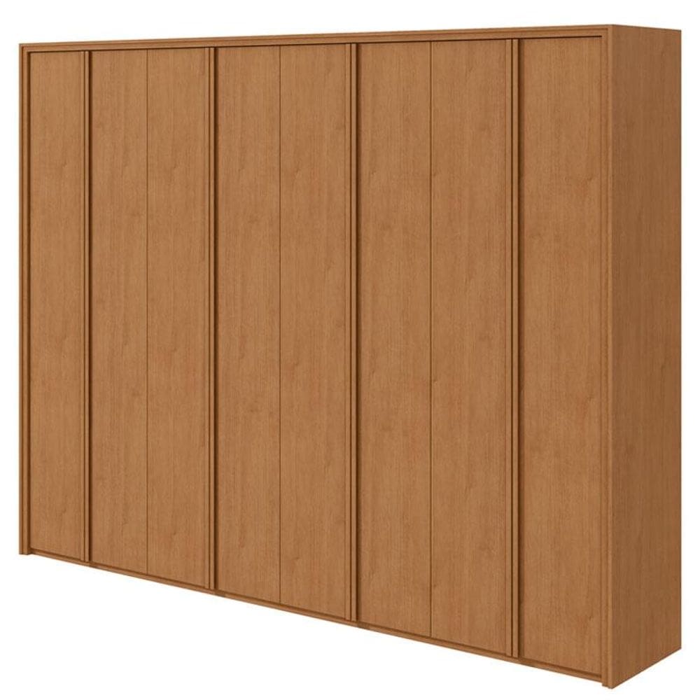 Guarda Roupa Casal Ergon 8 Portas Amêndoa Clean - Lopas