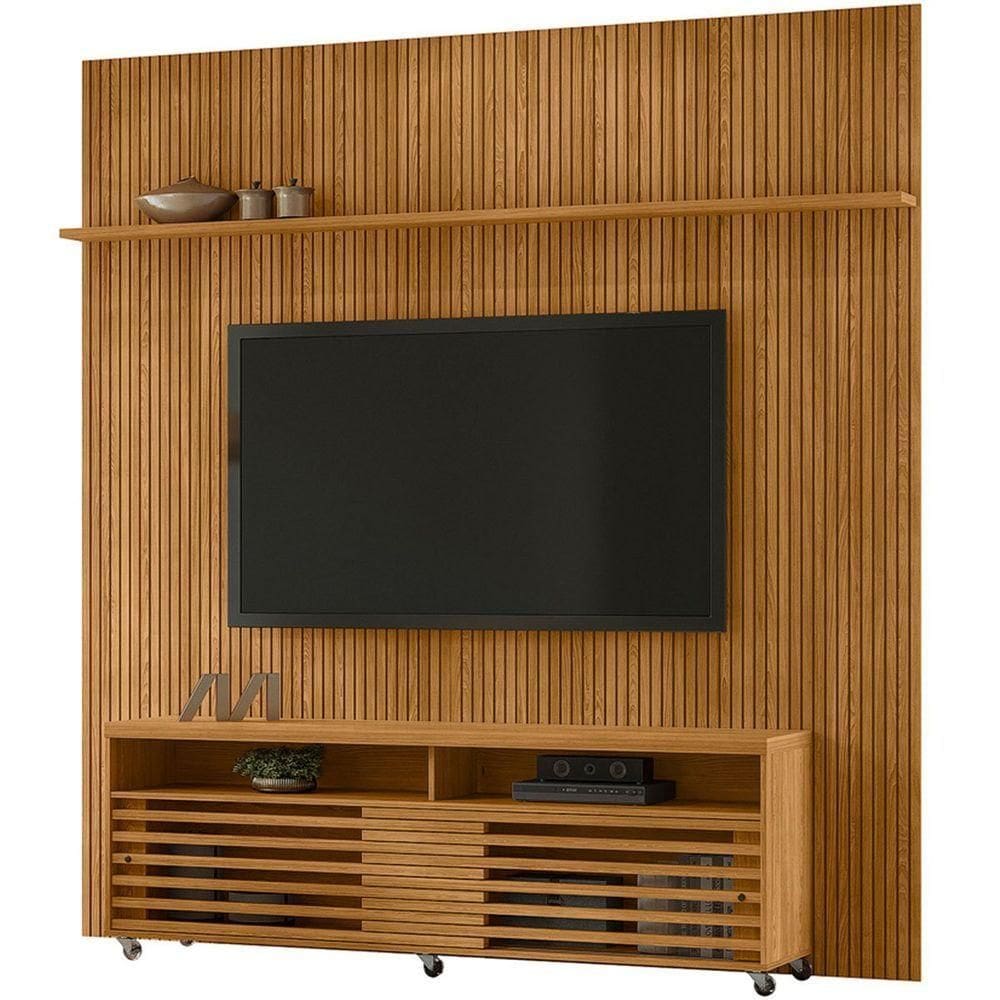 Painel Para Tv 75 Polegadas Composição Bancada Prestigio Cumaru