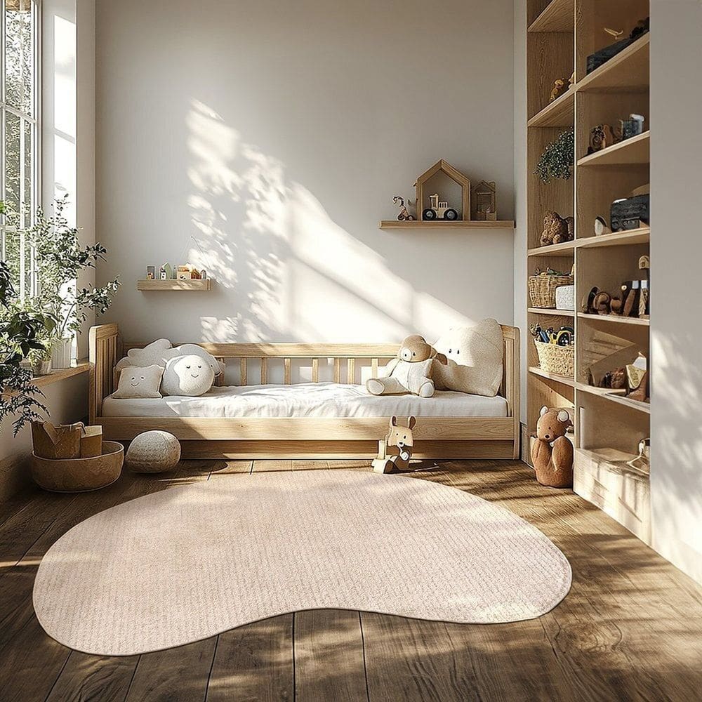 Tapete 145x195cm Mariana Organic Feijão Bege