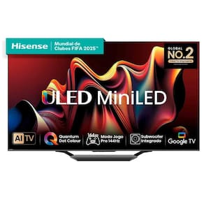 Smart TV Hisense QLED Mini UHD 4K 55" Polegadas Frequência 144 Hz e Wi-Fi - 55U75LUA