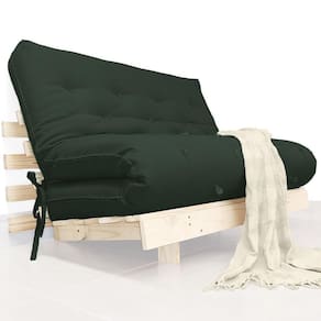 Futon Casal Tokio Sofa Cama D33 Com Madeira Maciça Ii