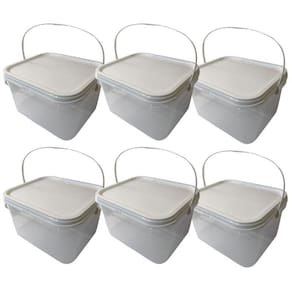 Balde Para Colorir 2.4 Litros-Kit 6 Pçs