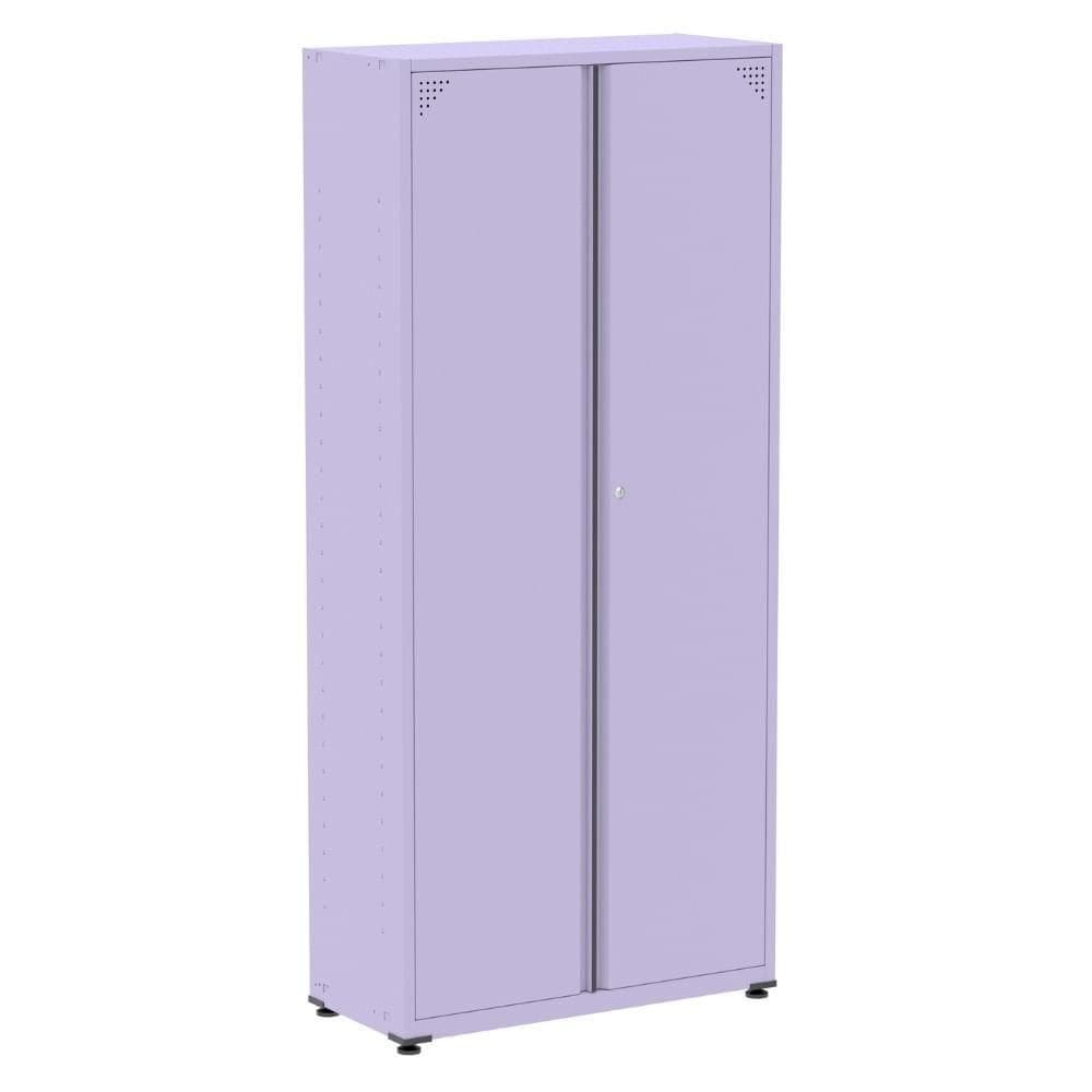 Armário Alto 2 Portas Pandin 80 Cm (largura) Inmetro Estrutura E Portas Aço Lilás C- Chave