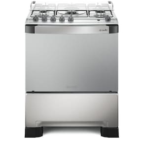 Fogão Mueller 5 Bocas Decorato Inox Com Tripla Chama Inox Bivolt