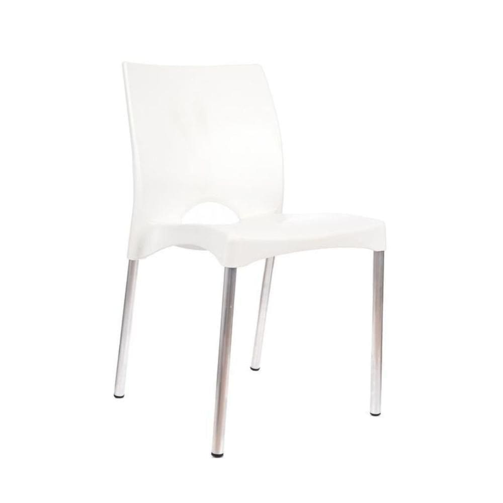 Cadeira De Design Boston Exterior Branca