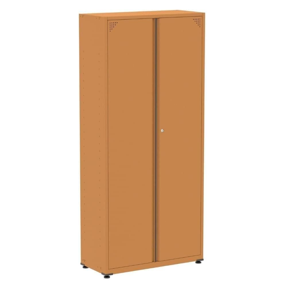 Armário Alto 2 Portas Pandin 80 Cm (largura) Inmetro Estrutura E Portas Aço Laranja C- Chave