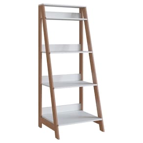 Estante Multiuso 4 Prateleiras B81 Branco Montana Novam Branco Montana