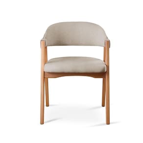Cadeira Para Mesa De Jantar Gaia linho Bege