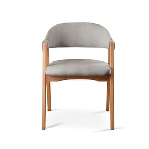 Cadeira Para Mesa De Jantar Gaia linho Cinza