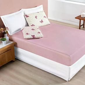 Jogo De Cama King Estampado 03 Peças 200 Fios Avere Borboletas Borboletas