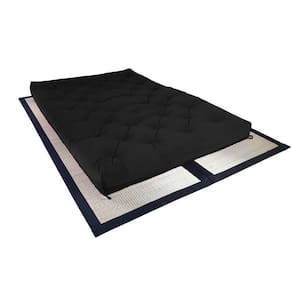 Colchão Futon Casal Dobrável Sofa Cama Sarja