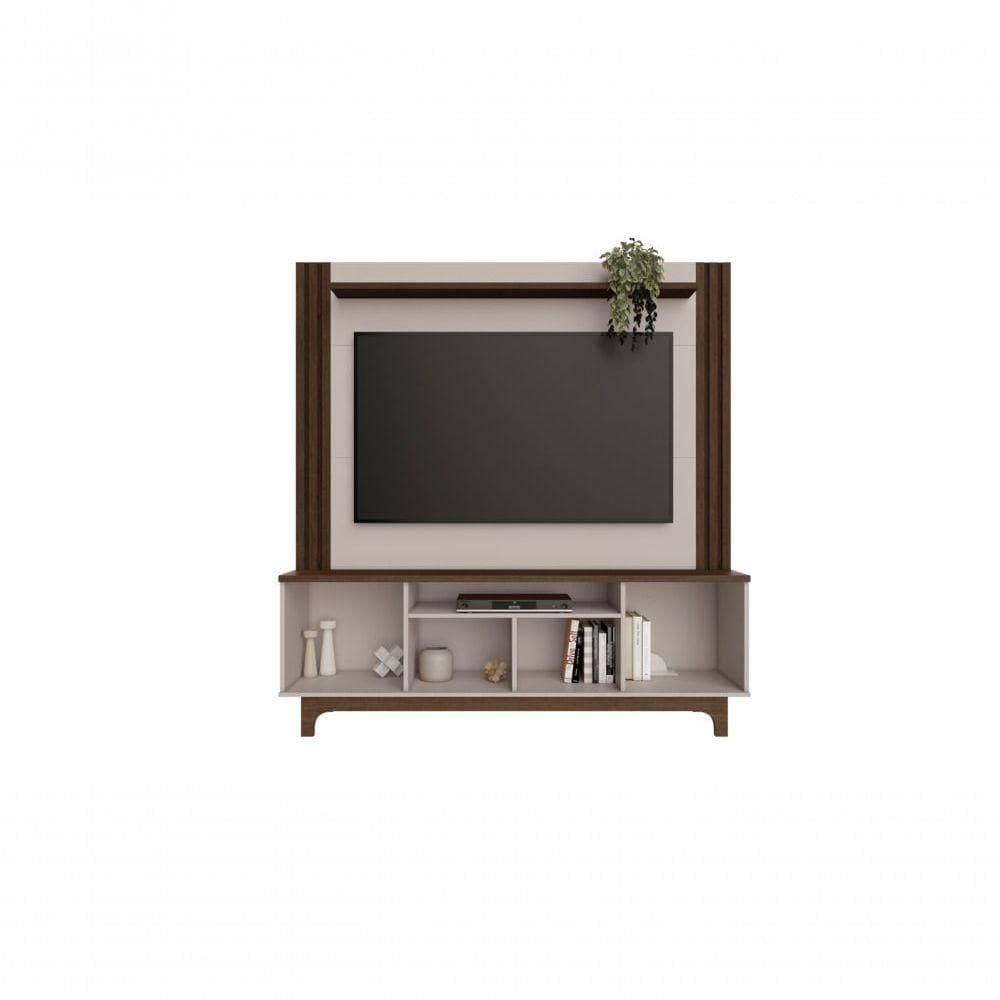 Estante Home Para Tvs De Ate 65 Polegadas Balsamo Candian - Jcm Movelaria Café-off White