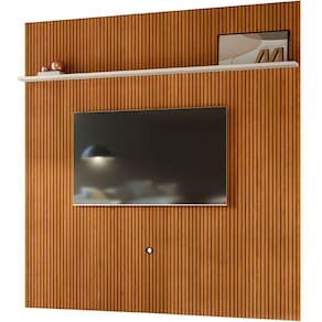 Painel Suspenso Piso-teto Para Tv 75 Polegadas Ferrari Cinamomo/off White